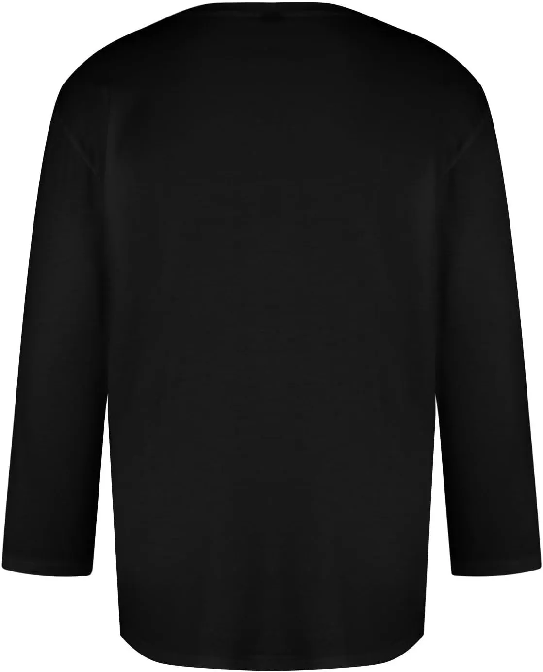 3/4 Sleeve Shirt for Men Solid Color Crew Neck Baseball T-Shirts Three Quarter Sleeve T Shirts Summer Casual Tees