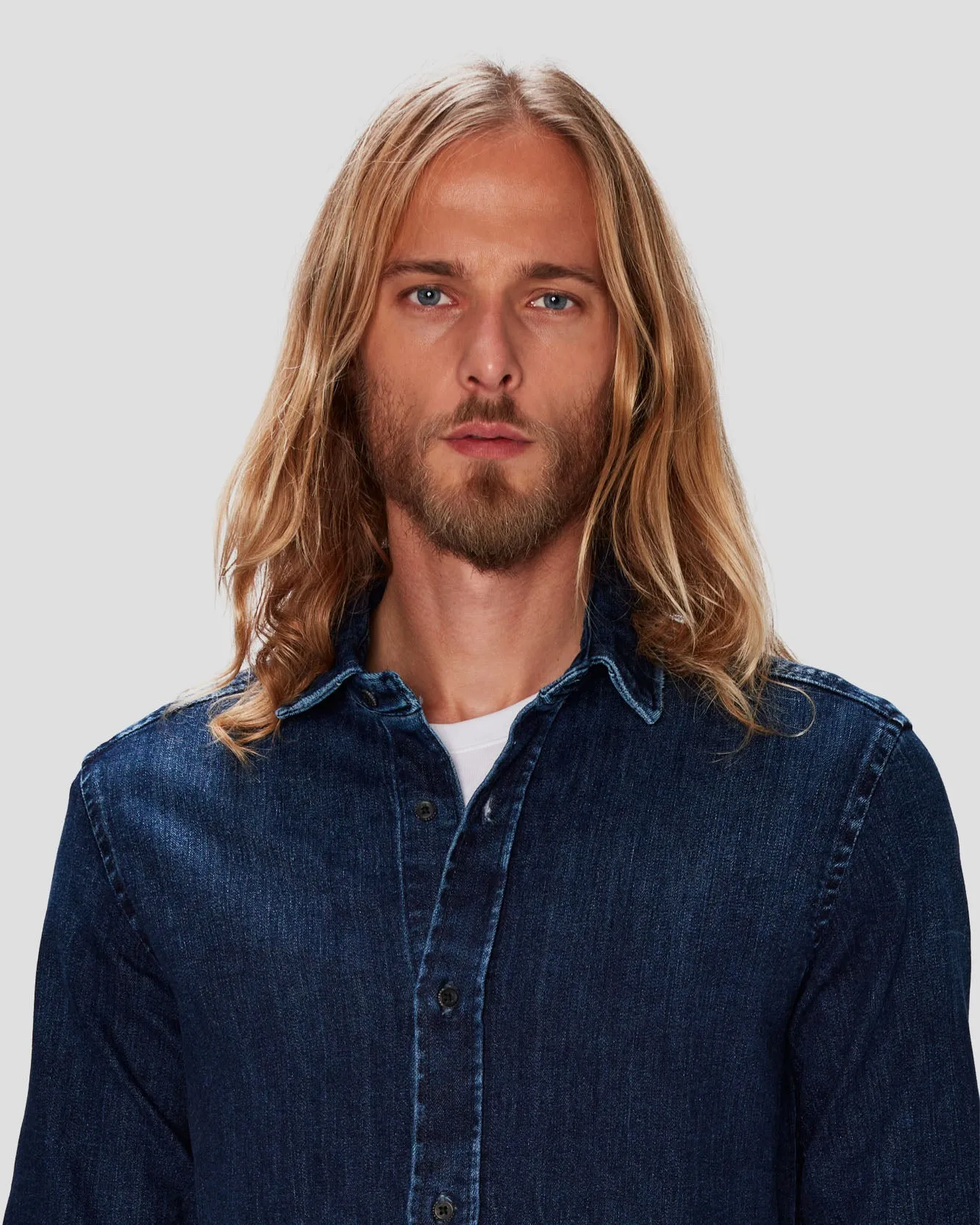 Airweft Button Up Shirt in Malibu