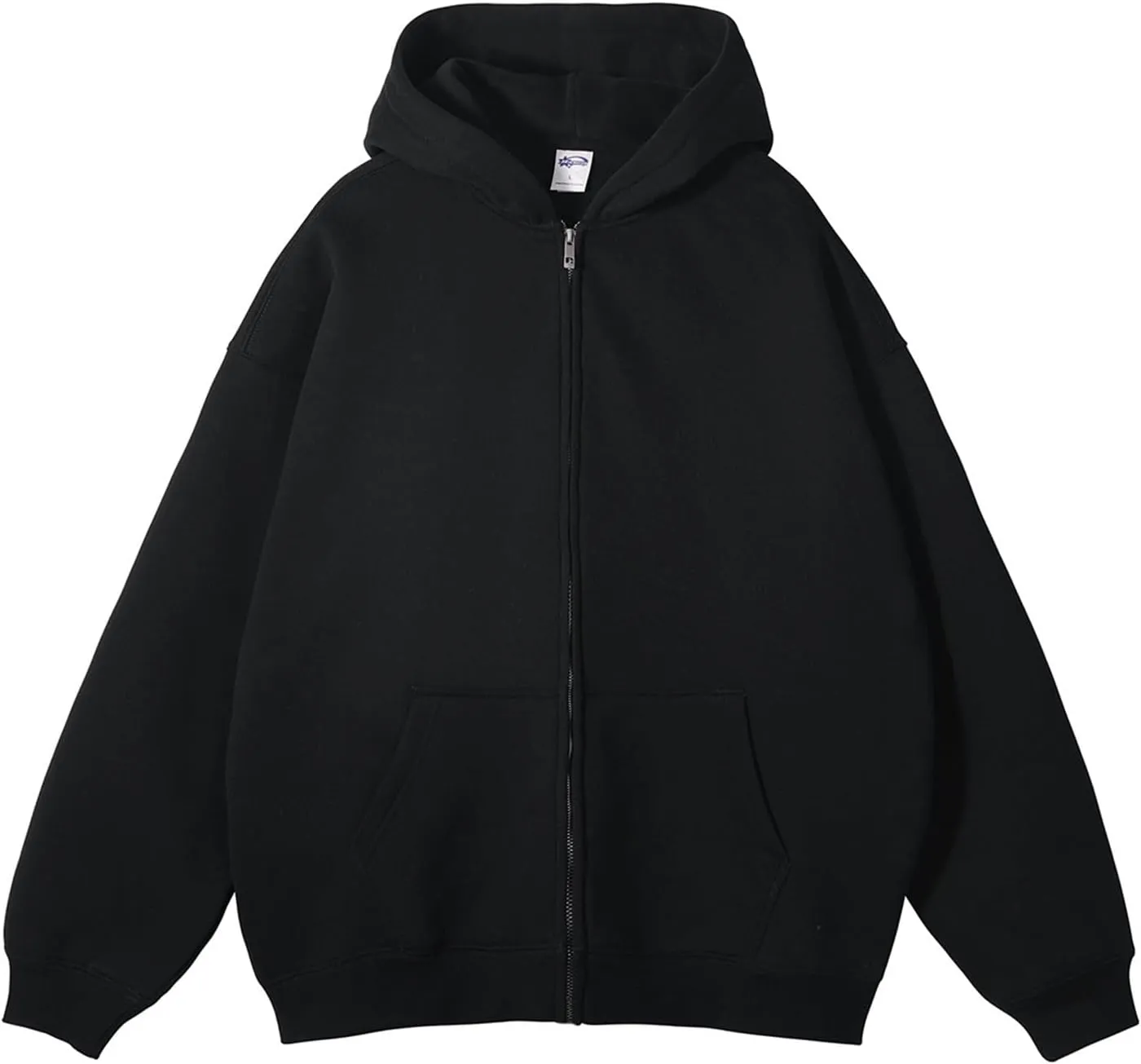 Alalaso Mens Hoodies Coats 2024 Casual Stylish Sports Jacket Plain Fleece Thick Cardigan Fall Clothes Outdoor Tops