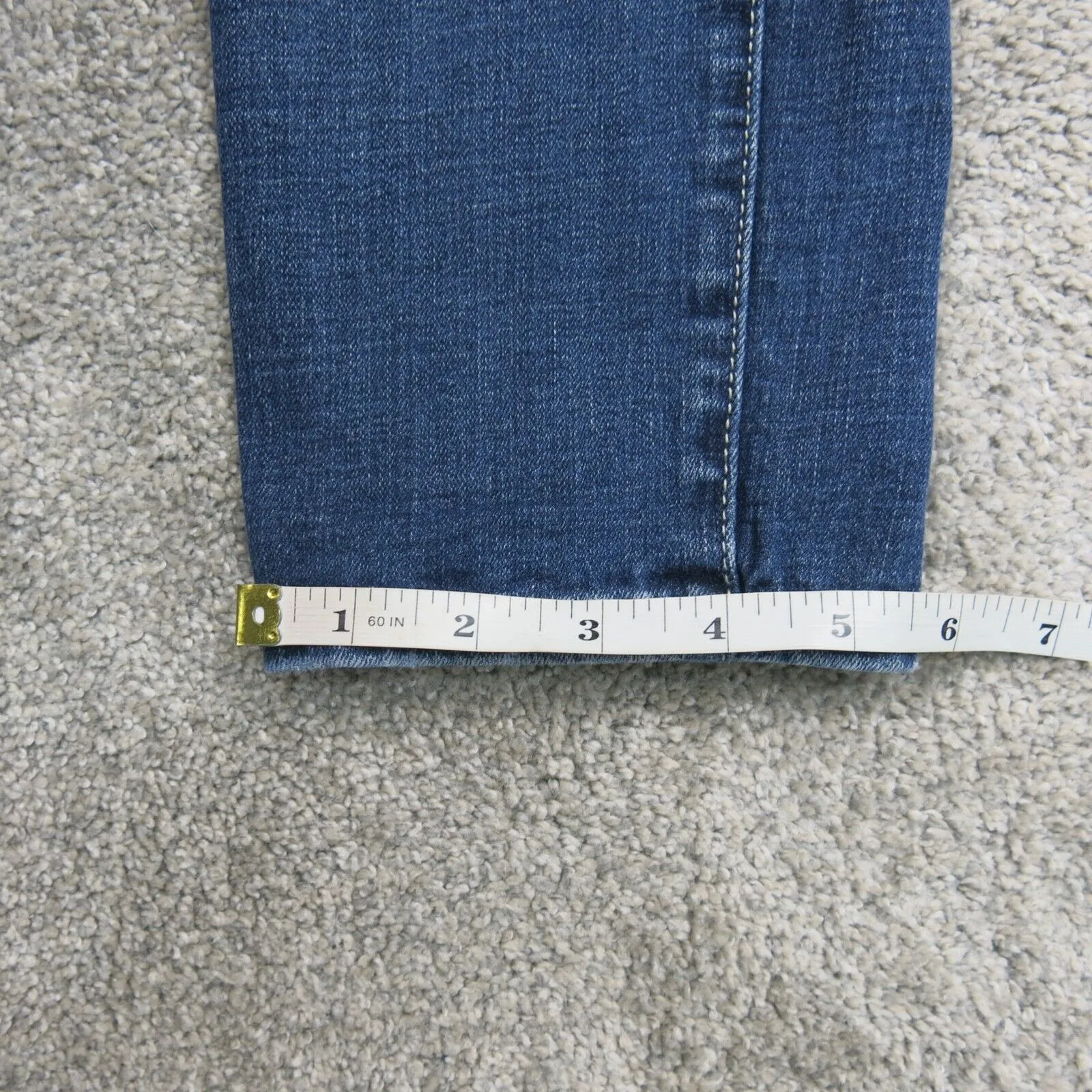 American Eagle Womens Skinny Leg Denim Jeans Stretch Low Rise Blue Size 0 Short