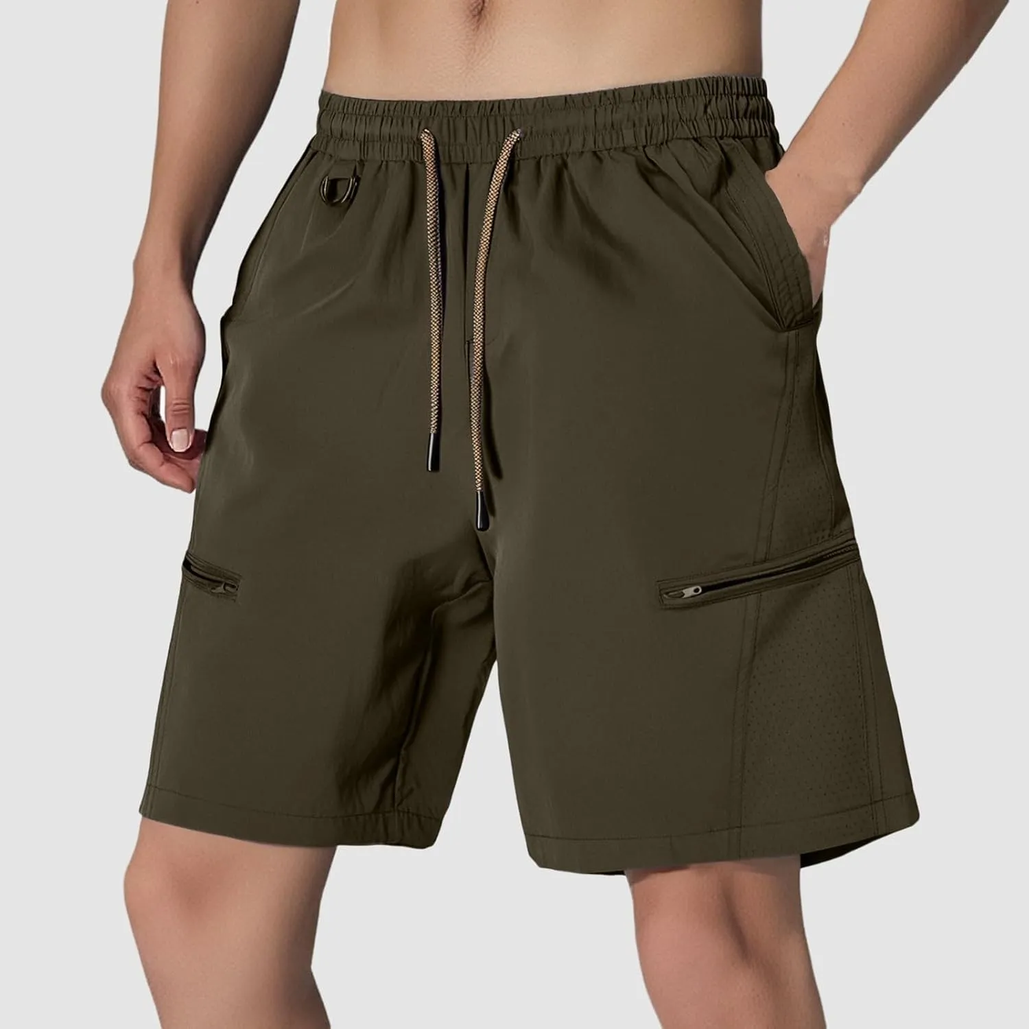 Bicycle Shorts for Men Flare Adjustable Embroidered Button Little Sun Athletic Shorts for Men Loose Exposed Women