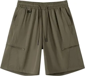 Bicycle Shorts for Men Flare Adjustable Embroidered Button Little Sun Athletic Shorts for Men Loose Exposed Women