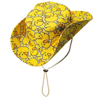 Bucket Hat Funny Duck Fisherman Hat Travel Beach Sun Hat Outdoor Cap for Men Women Adults