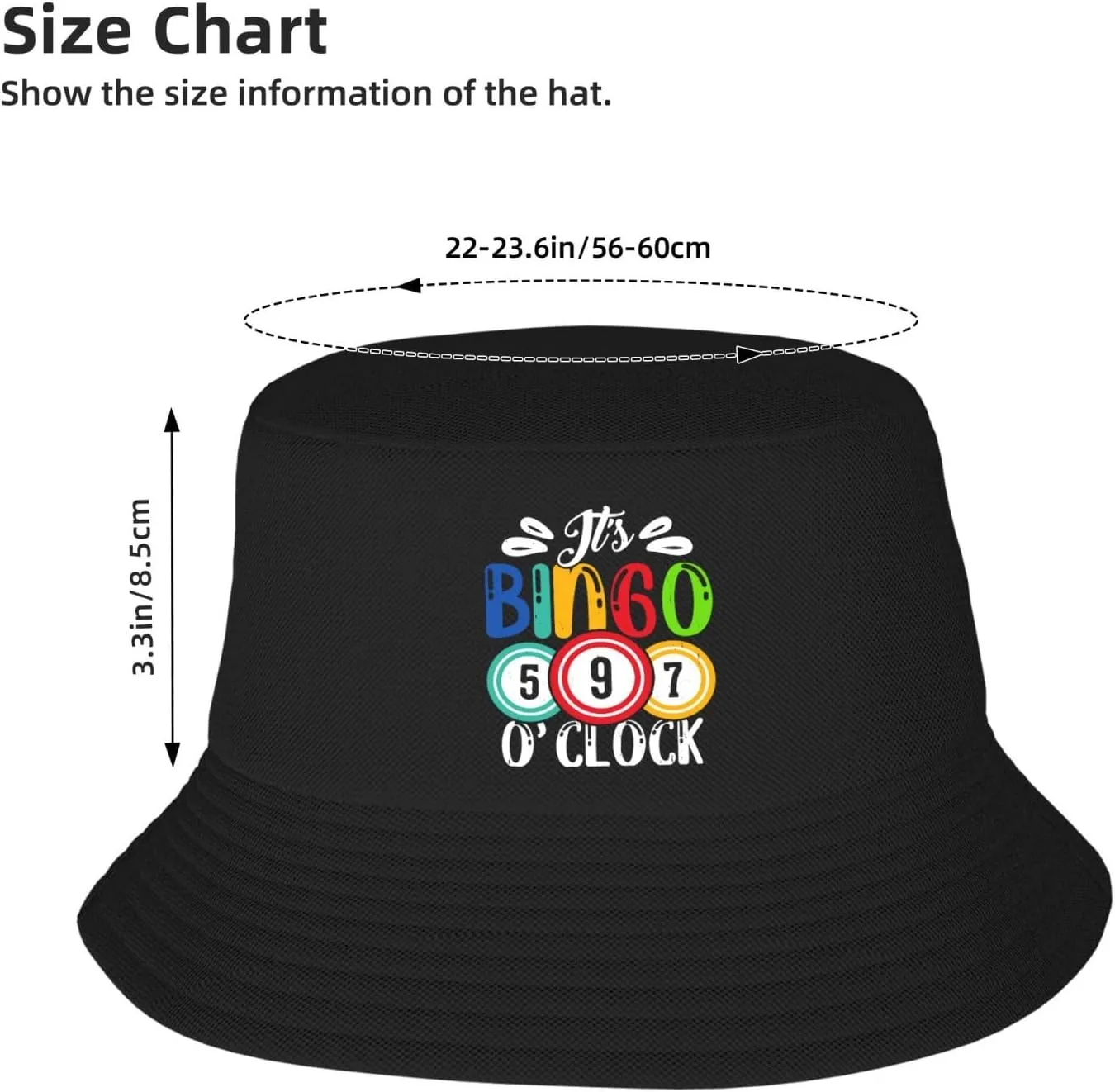 Bucket Hats Fashion Sun Cap Packable Outdoor Fisherman Hat for Women and Men World's Coolest Bingo Caller Bucket Hats