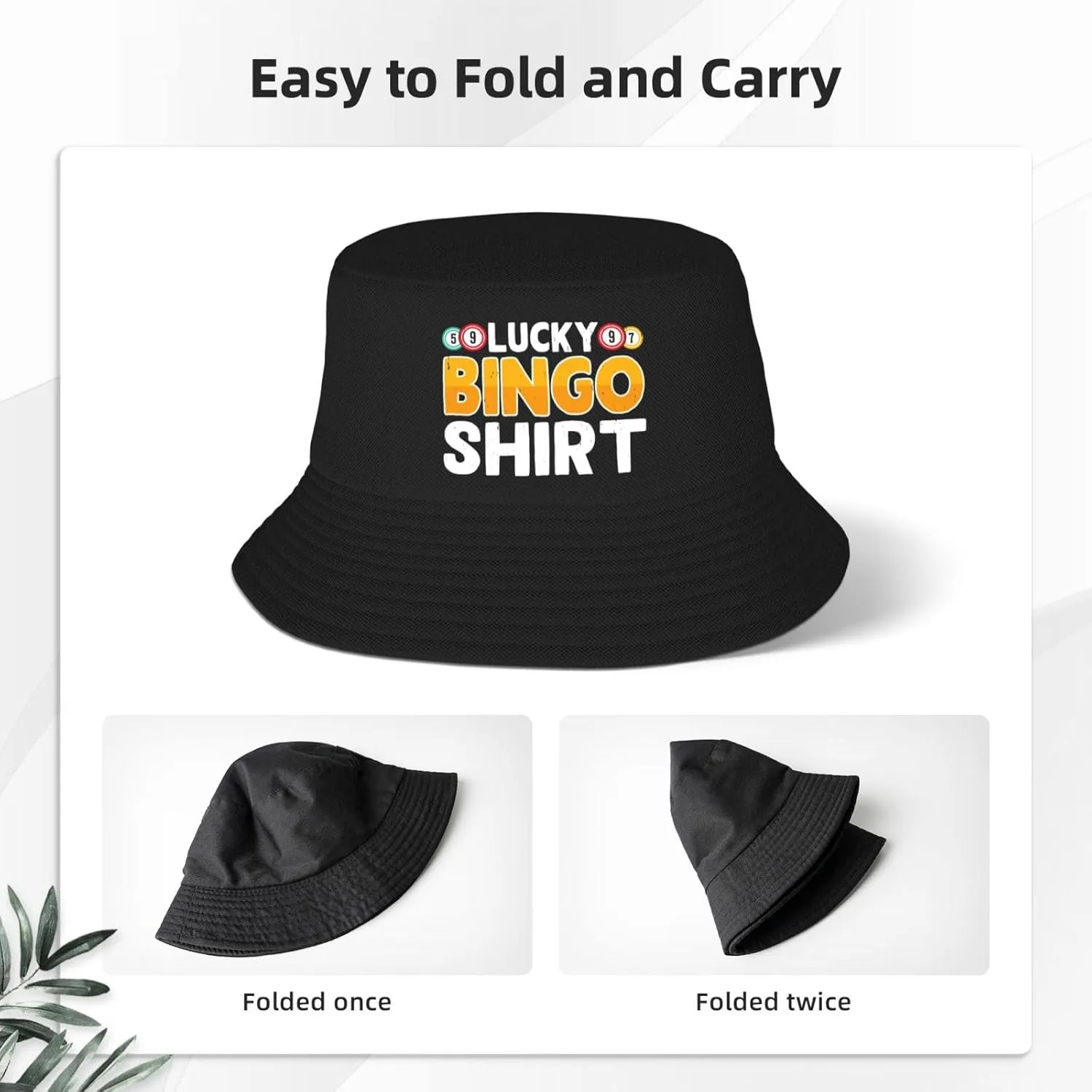 Bucket Hats Fashion Sun Cap Packable Outdoor Fisherman Hat for Women and Men World's Coolest Bingo Caller Bucket Hats
