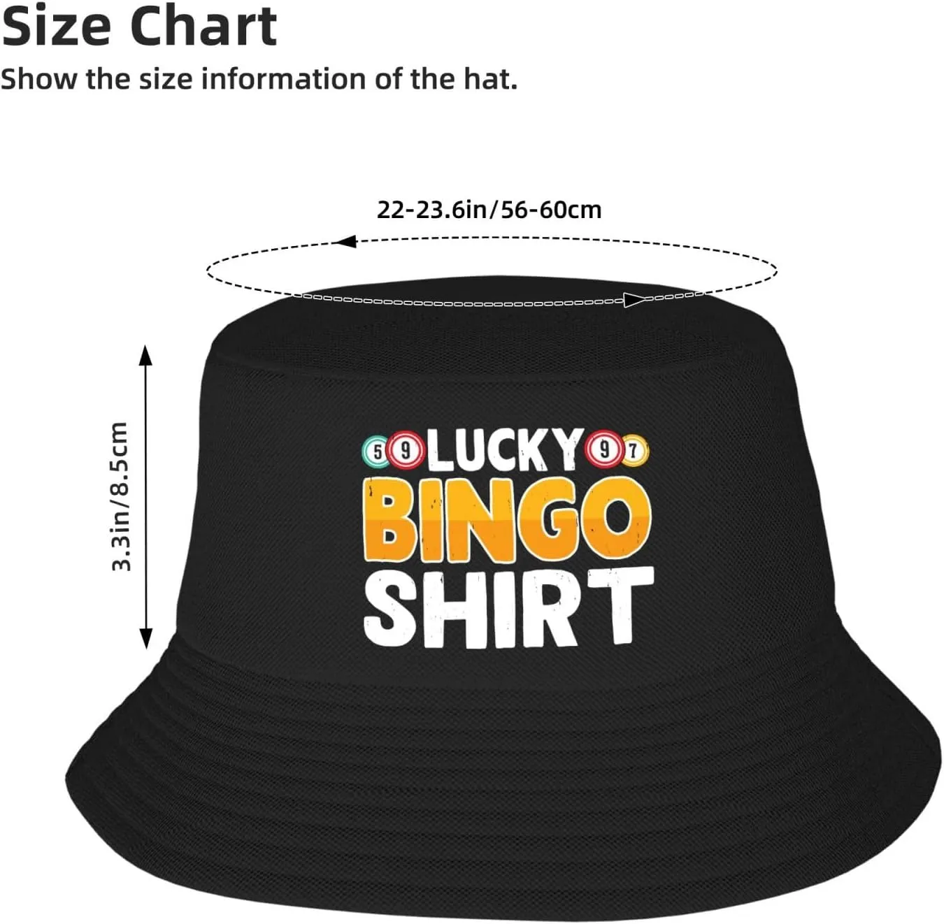 Bucket Hats Fashion Sun Cap Packable Outdoor Fisherman Hat for Women and Men World's Coolest Bingo Caller Bucket Hats