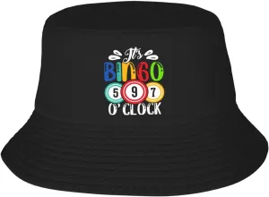 Bucket Hats Fashion Sun Cap Packable Outdoor Fisherman Hat for Women and Men World's Coolest Bingo Caller Bucket Hats