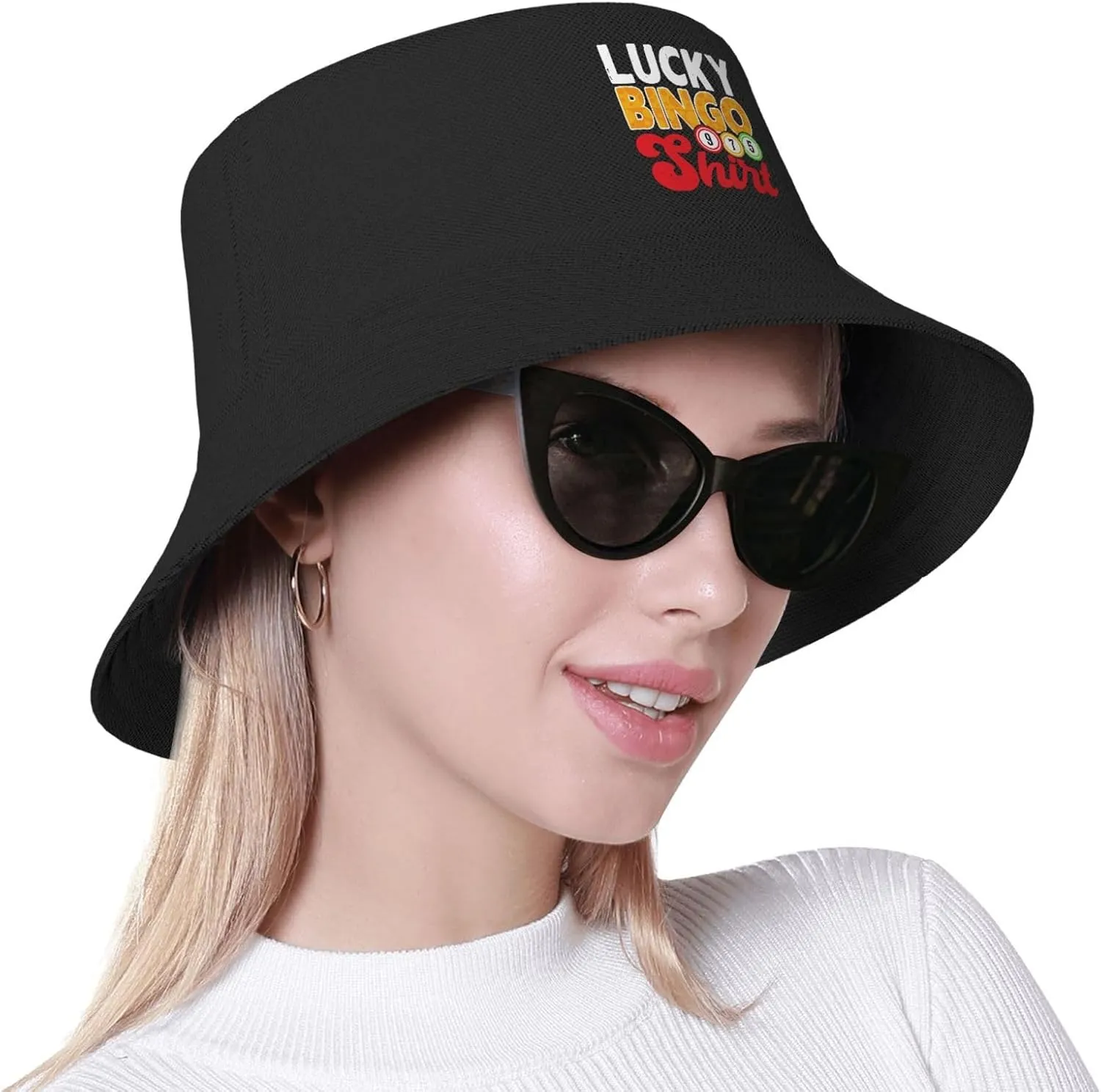 Bucket Hats Fashion Sun Cap Packable Outdoor Fisherman Hat for Women and Men World's Coolest Bingo Caller Bucket Hats