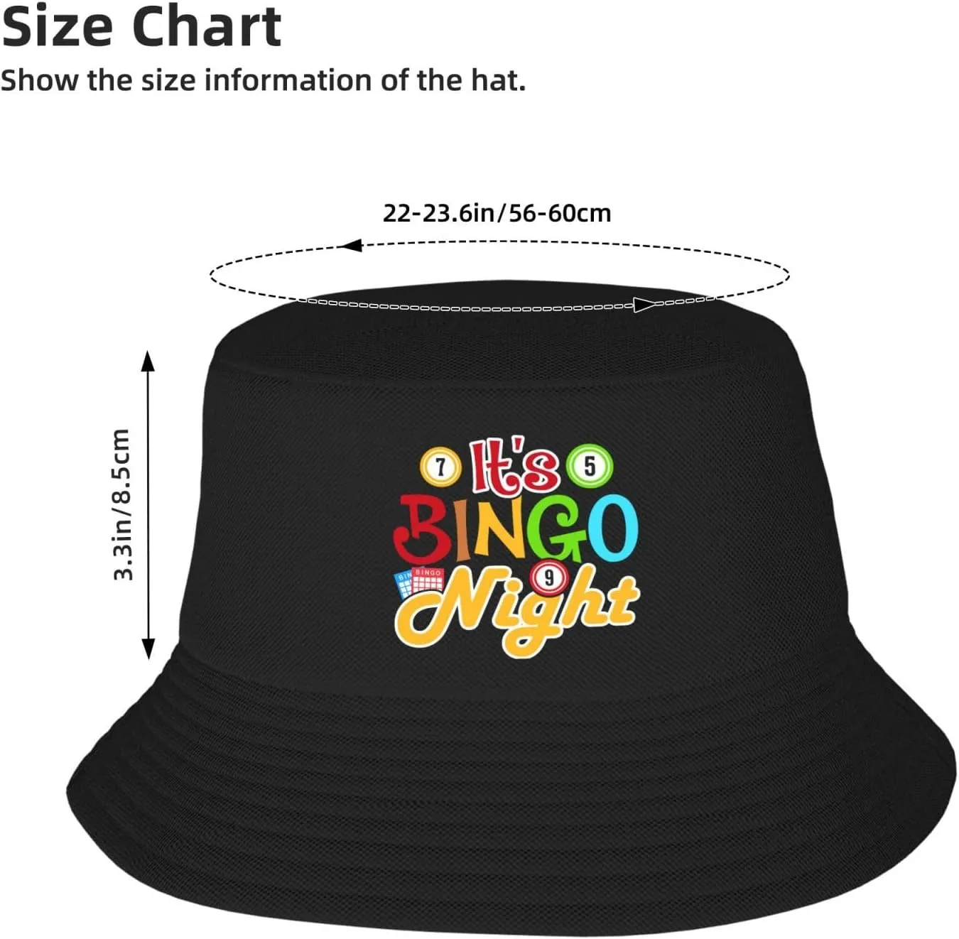 Bucket Hats Fashion Sun Cap Packable Outdoor Fisherman Hat for Women and Men World's Coolest Bingo Caller Bucket Hats