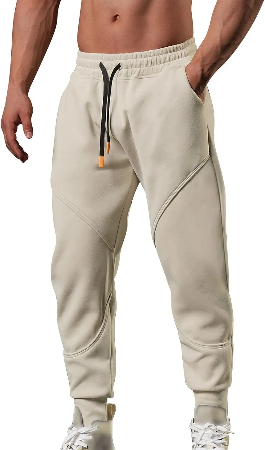 Cargo Pants for Men Relaxed Fit Mens Cargo Pants Fleece Lined with Pockets Cargo Pants for Men Lightweight Sweatpants