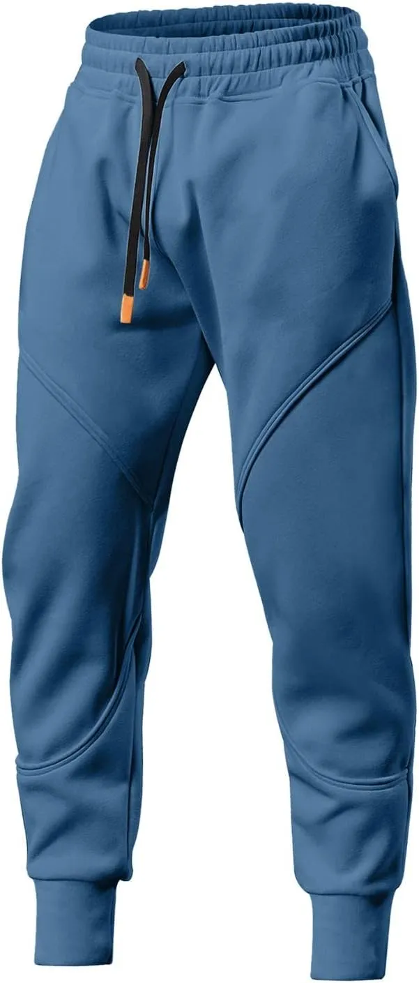 Cargo Pants for Men Relaxed Fit Mens Cargo Pants Fleece Lined with Pockets Cargo Pants for Men Lightweight Sweatpants