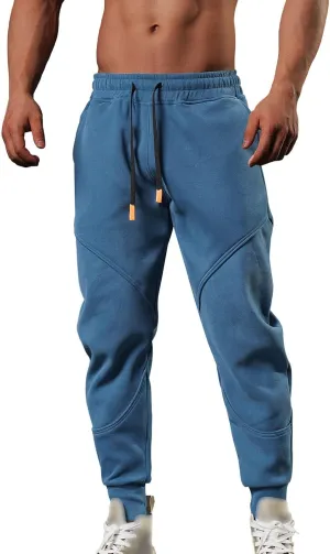 Cargo Pants for Men Relaxed Fit Mens Cargo Pants Fleece Lined with Pockets Cargo Pants for Men Lightweight Sweatpants