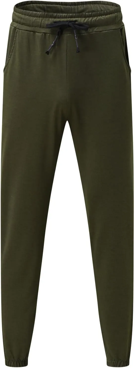 Cargo Pants for Men Relaxed Fit Mens Cargo Pants Fleece Lined with Pockets Open Bottom Cargo Pants Elastic Sweatpants