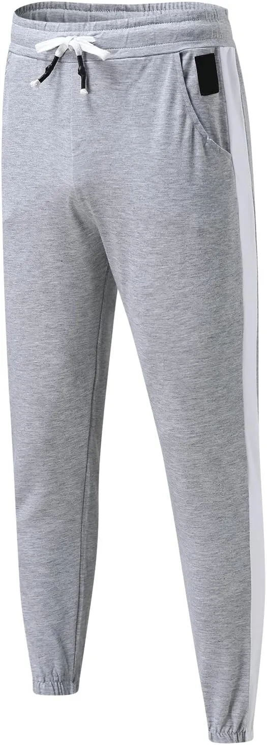 Cargo Pants for Men Relaxed Fit Mens Cargo Pants Fleece Lined with Pockets Open Bottom Cargo Pants Elastic Sweatpants