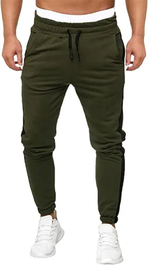 Cargo Pants for Men Relaxed Fit Mens Cargo Pants Fleece Lined with Pockets Open Bottom Cargo Pants Elastic Sweatpants