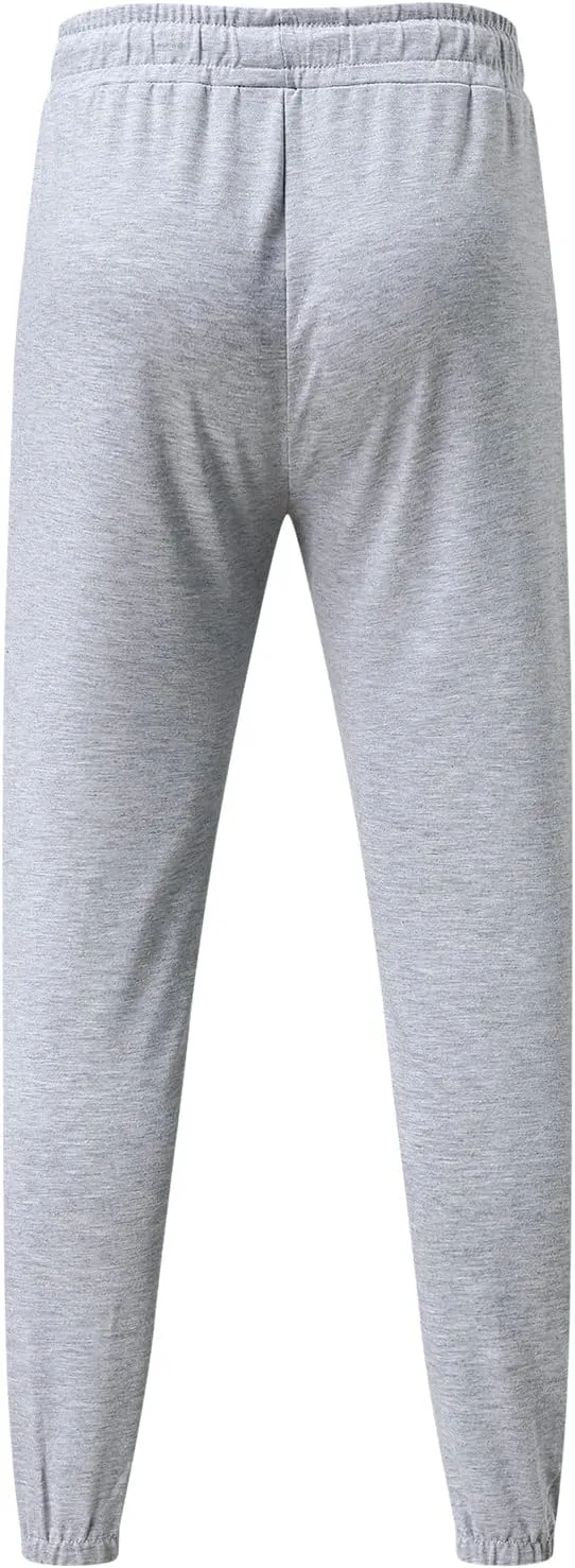 Cargo Pants for Men Relaxed Fit Mens Cargo Pants Fleece Lined with Pockets Open Bottom Cargo Pants Elastic Sweatpants