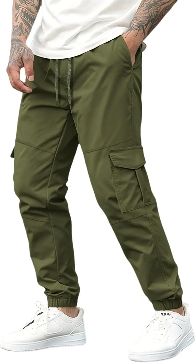 Cargo Pants Man Pants for Men Casual Jeans for Men Stretch Pants for Men Jeans Skater Mens Pocket Straight Wide Leg Hiking Pants for Men Relaxed Fit Pants Men