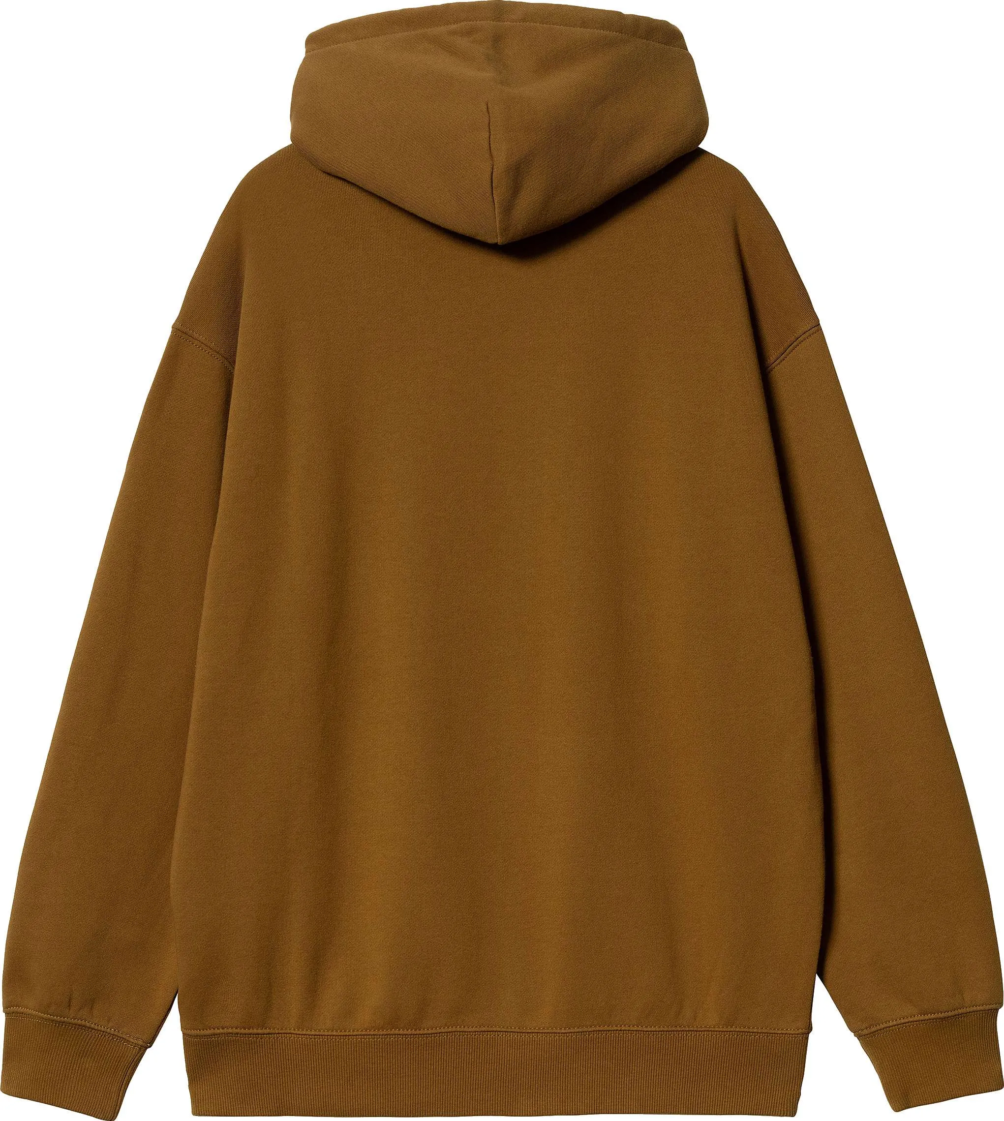 Carhartt WIP felpa W Hooded Carhartt Sweatshirt deep H brown black