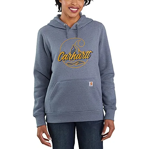 Carhartt Women's Relaxed Fit Midweight Logo Graphic Sweatshirt