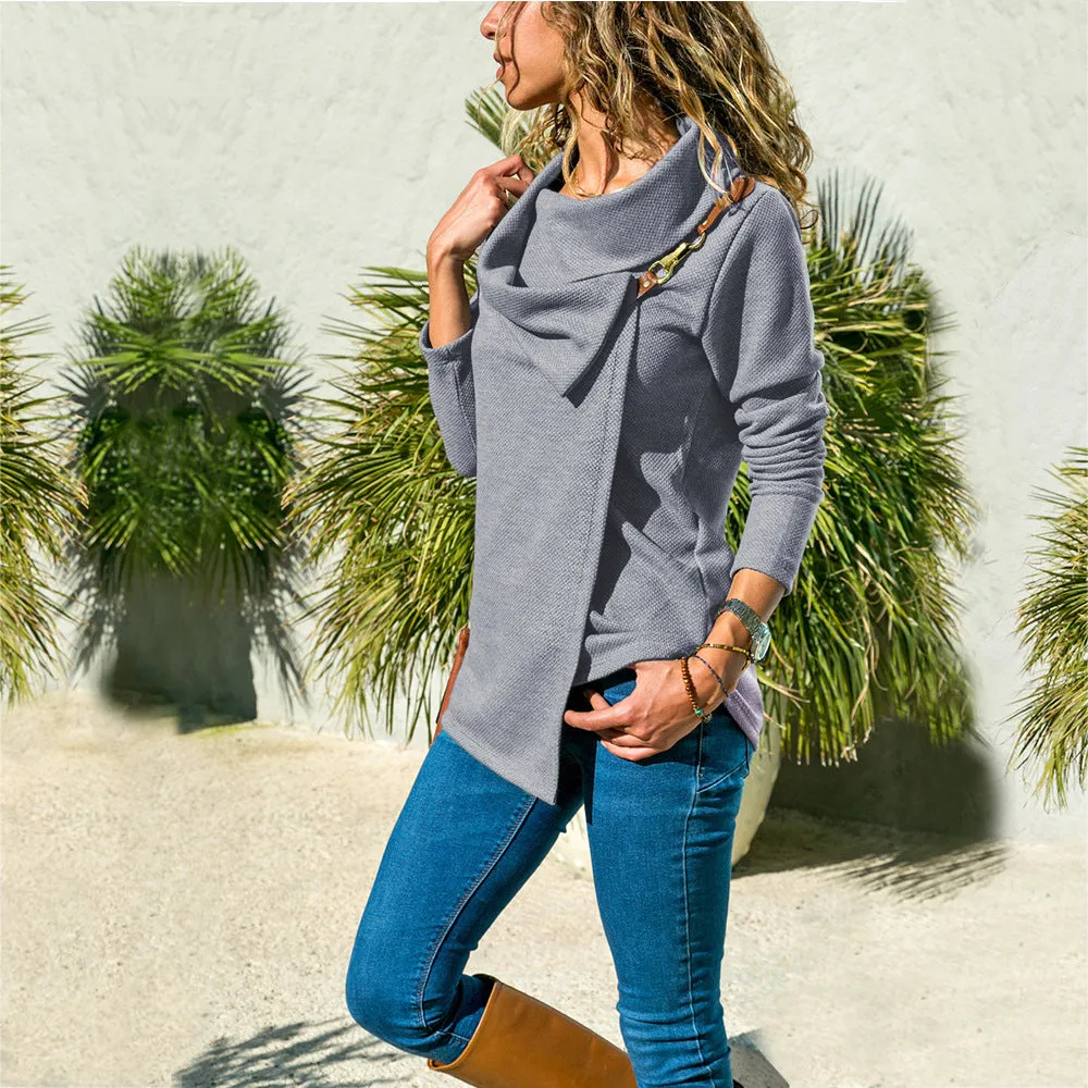 Casual Solid Color Long Sleeve Outwear