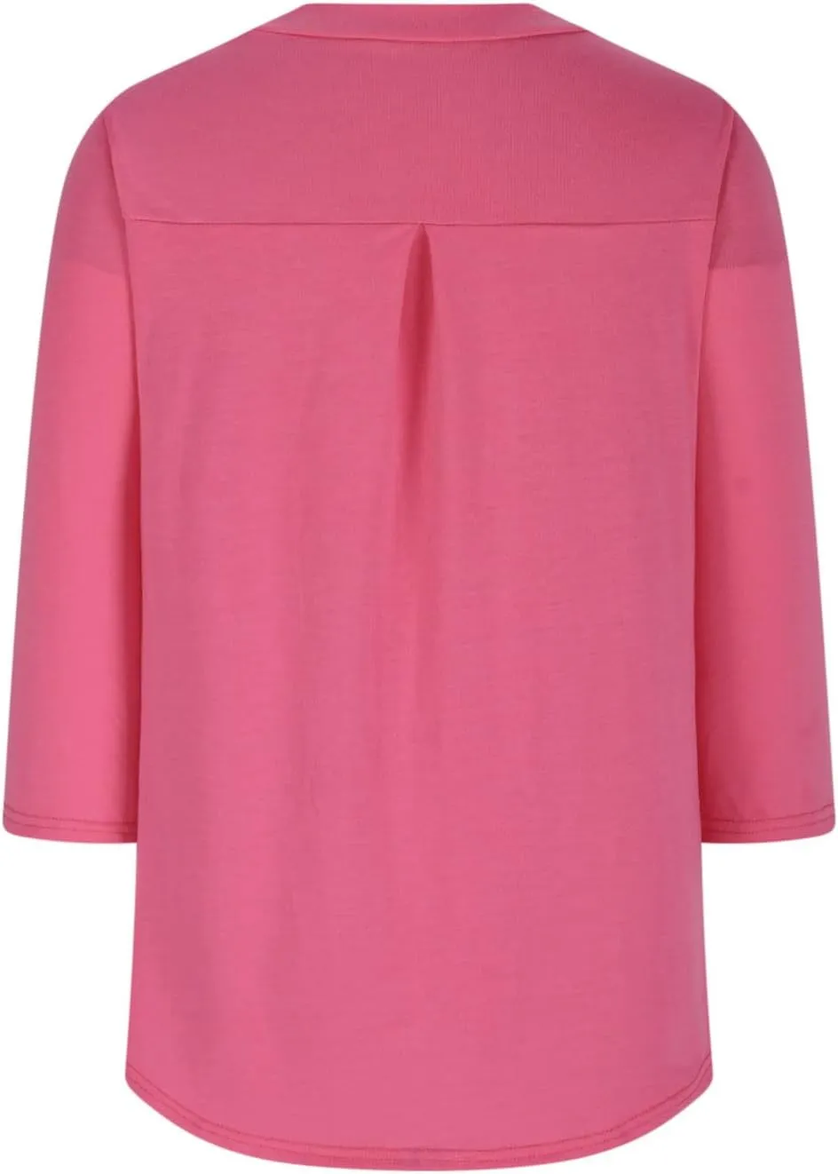 Casual Womens Slim Fit 3/4 Sleeve Tops Fashion V-Neck Quarter Zip Solid Shirt with Pockets 2025 Soft Fashion Hem Pullover