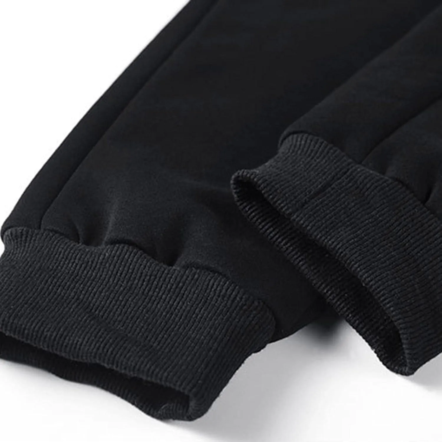 Cinch Bottom Sweatpants for Women with Pockets Sherpa Fleece Lined Loose Fit Drawstring Joggers Pants Running Trousers Baggy