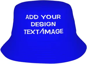 Custom Bucket Hat Custom Hats for Men Women Design Your Own Outdoor Summer Travel Beach Personalized Bucket Hat