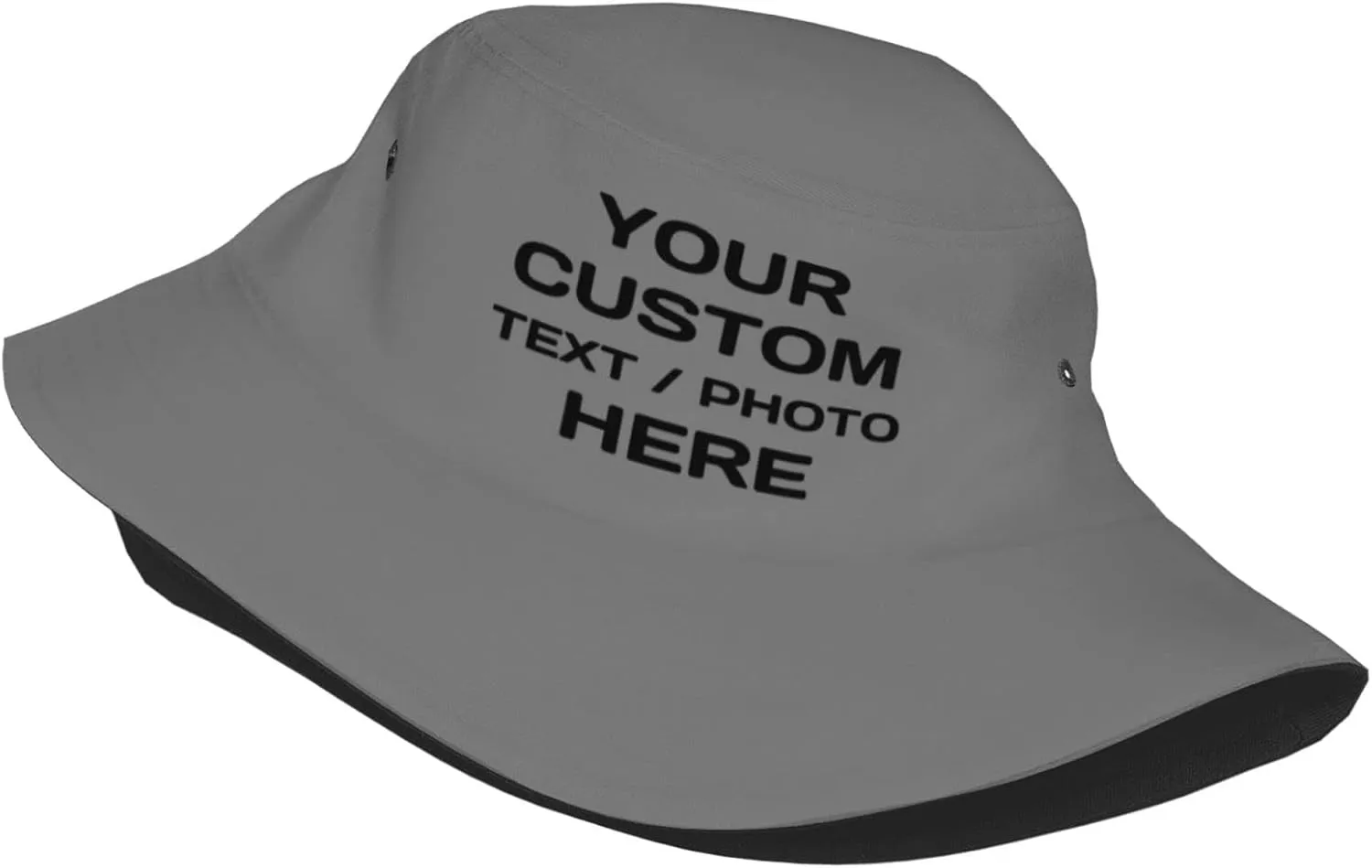 Custom Bucket Hats for Women Men Personalized Sun Hat Fisherman Cap for Summer Travel Beach Design with Text Photo Logo