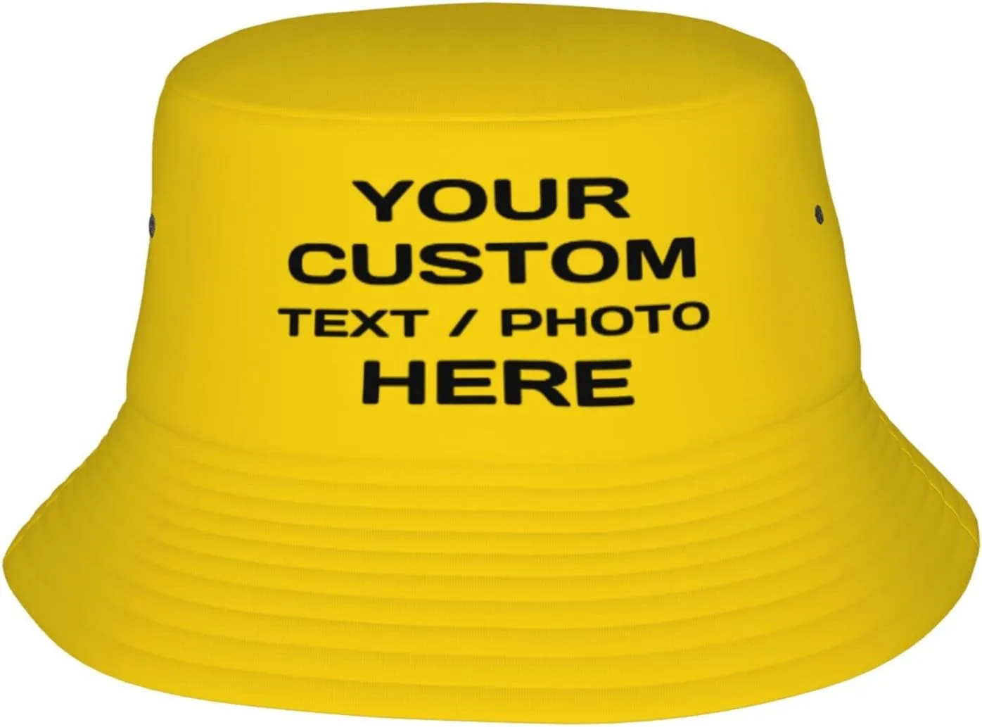 Custom Bucket Hats for Women Men Personalized Sun Hat Fisherman Cap for Summer Travel Beach Design with Text Photo Logo
