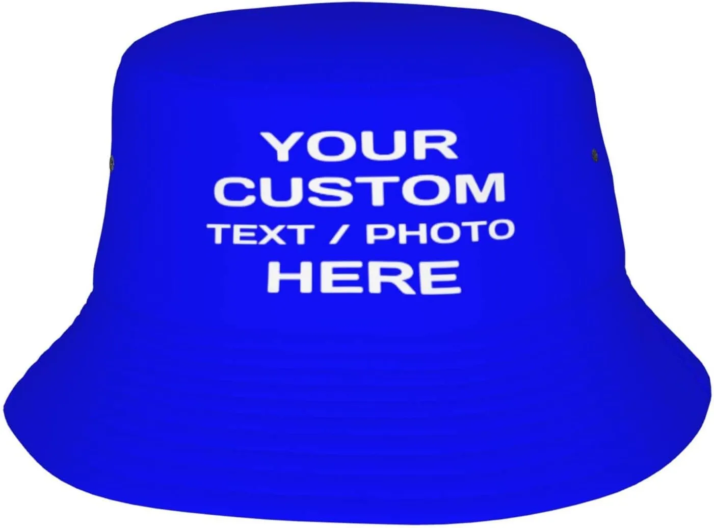 Custom Bucket Hats for Women Men Personalized Sun Hat Fisherman Cap for Summer Travel Beach Design with Text Photo Logo