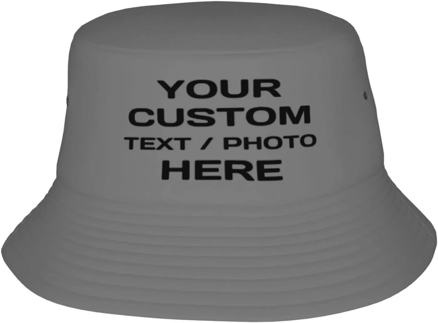 Custom Bucket Hats for Women Men Personalized Sun Hat Fisherman Cap for Summer Travel Beach Design with Text Photo Logo