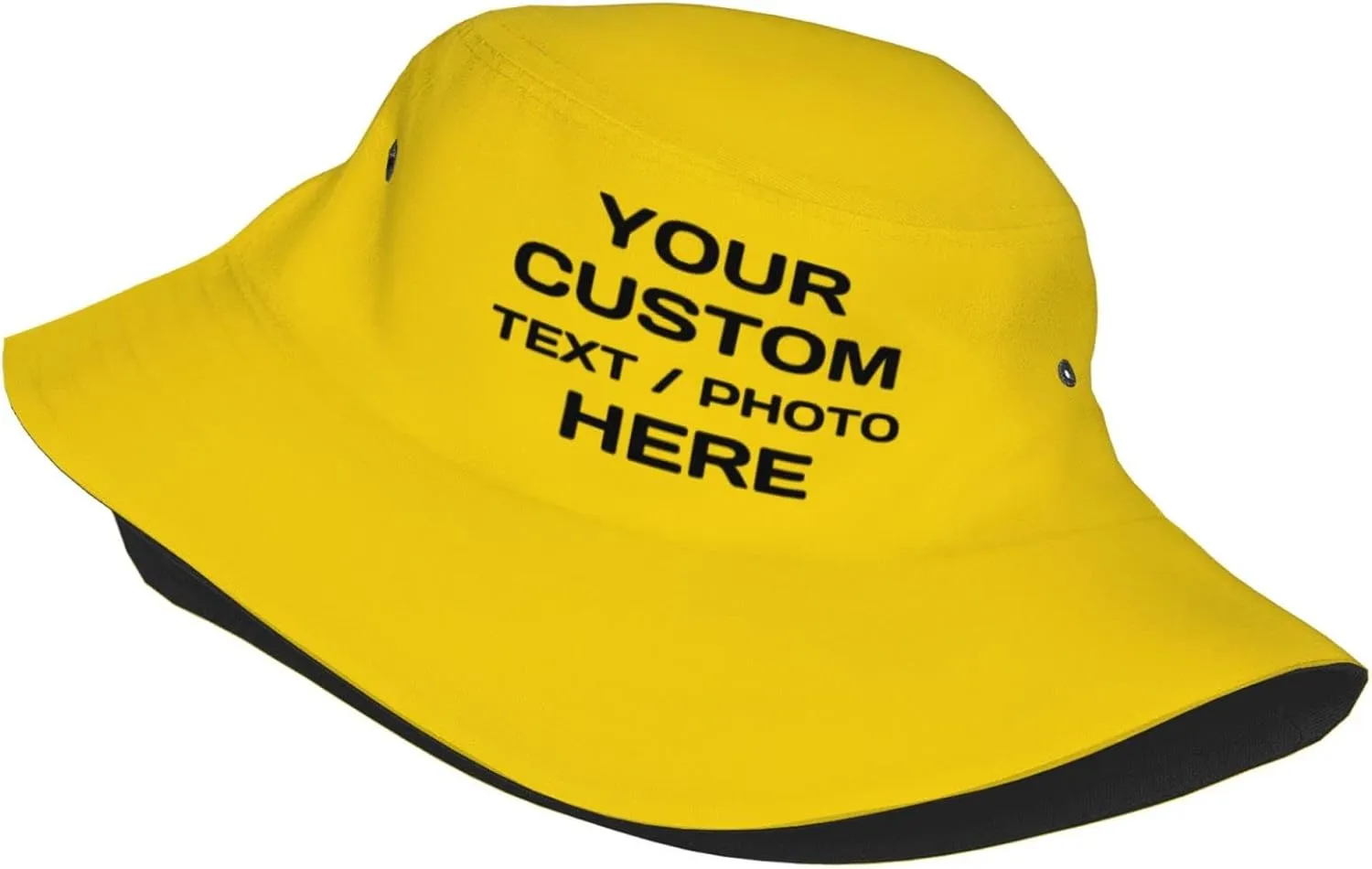 Custom Bucket Hats for Women Men Personalized Sun Hat Fisherman Cap for Summer Travel Beach Design with Text Photo Logo