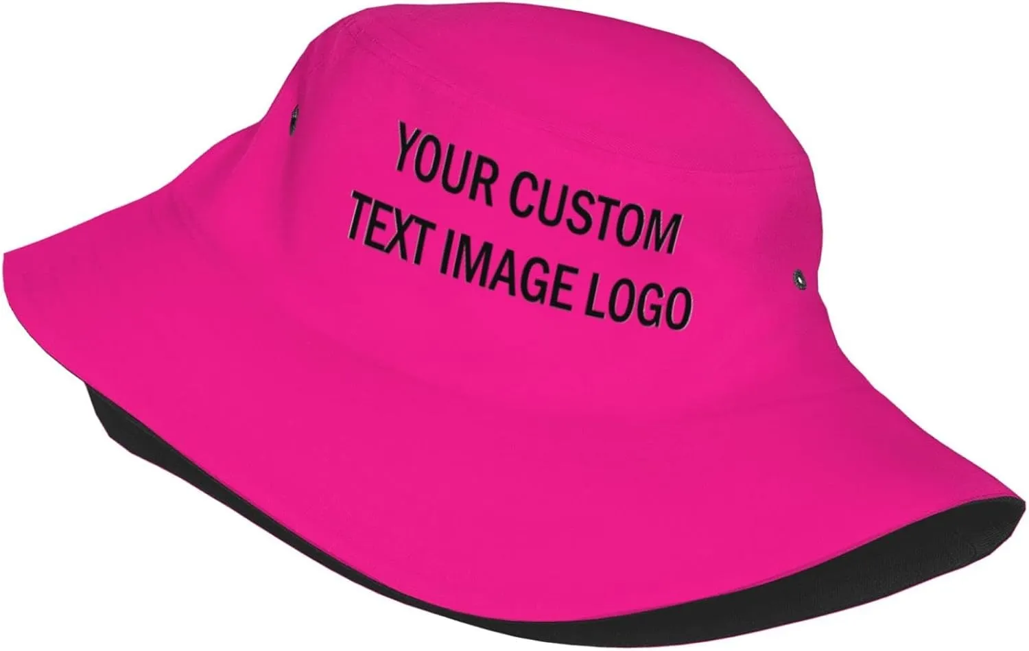 Custom Bucket Hats, Personalized Bucket Hat, Custom Summer Hats for Men Women, Reversible Beach Sun Cap Customized Hat