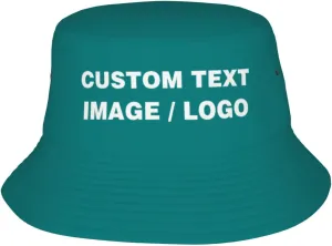 Custom Bucket Hats, Personalized Bucket Hat, Summer Hat, Custom Hat for Men Women Beach Sun Cap Customized with Text Photo