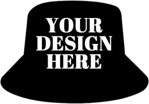 Customized Fisherman Hat Personalized Men's and Women's Fisherman Hat Add Text Photos Beach Outdoor Travel 40Colors