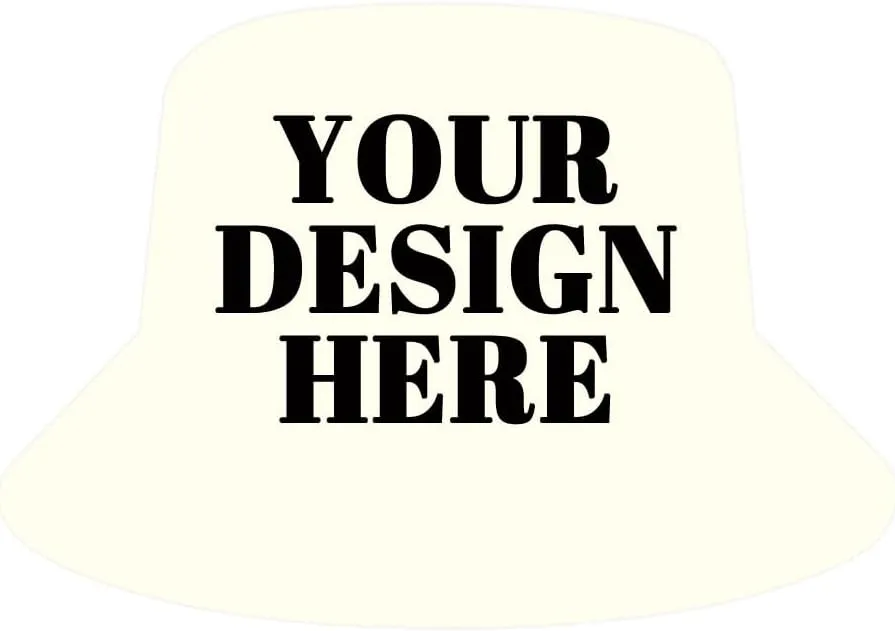 Customized Fisherman Hat Personalized Men's and Women's Fisherman Hat Add Text Photos Beach Outdoor Travel 40Colors