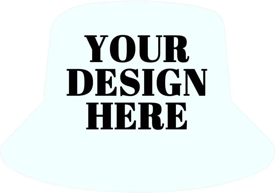 Customized Fisherman Hat Personalized Men's and Women's Fisherman Hat Add Text Photos Beach Outdoor Travel 40Colors