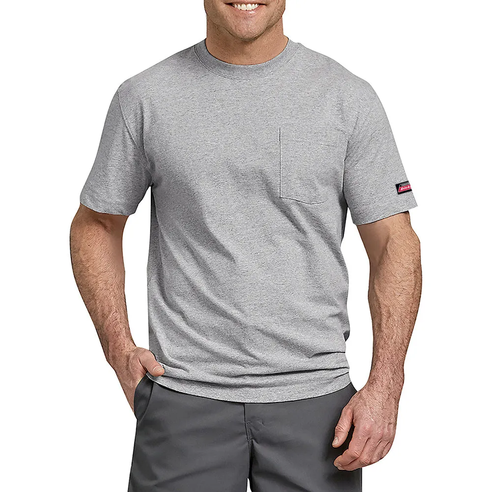 Dickies Men's T-Shirt Casual Front Pocket Short Sleeve Crew Neck Workwear Tee