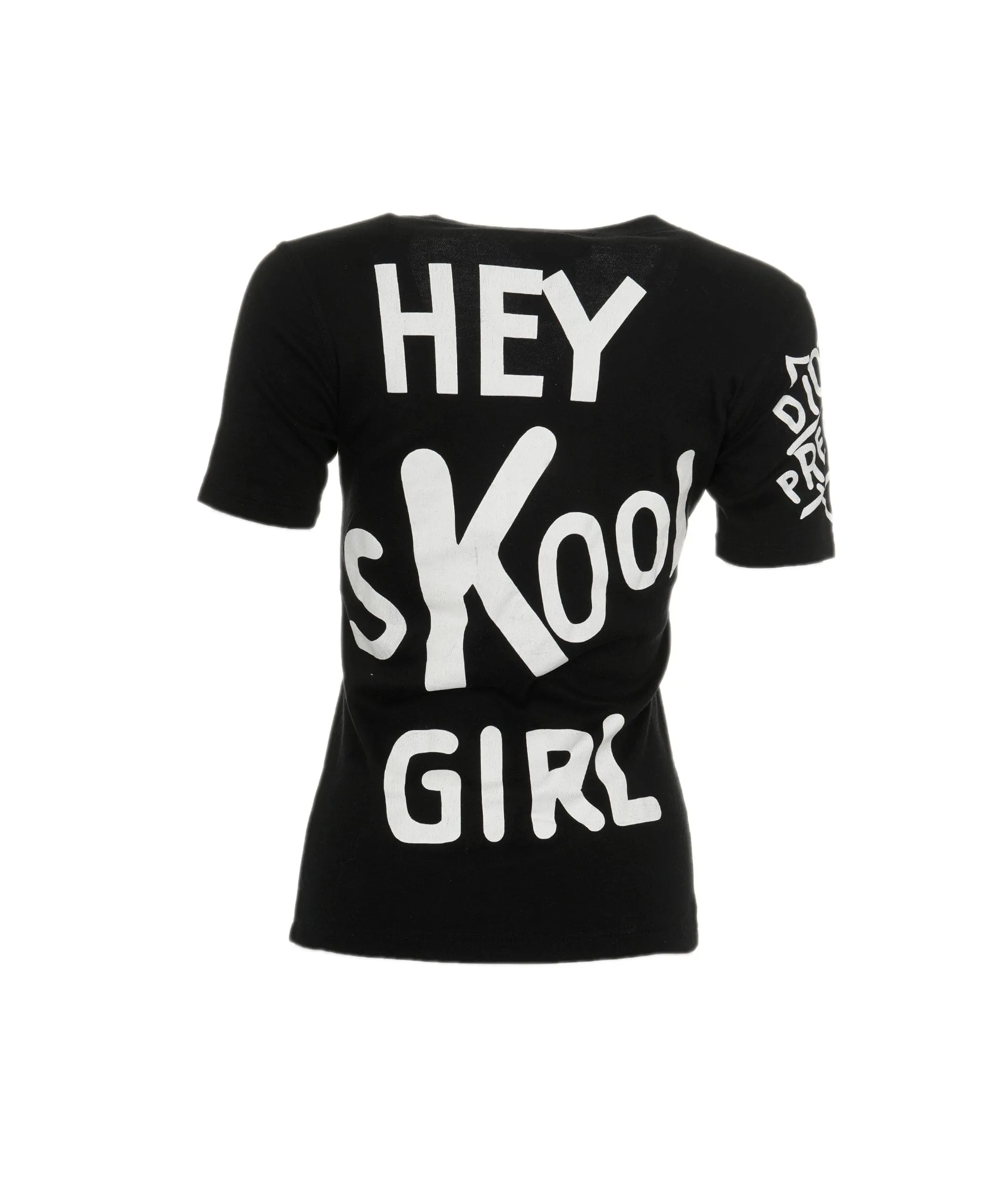 Dior Heart Logo V-neck T-shirt Black ASL4504