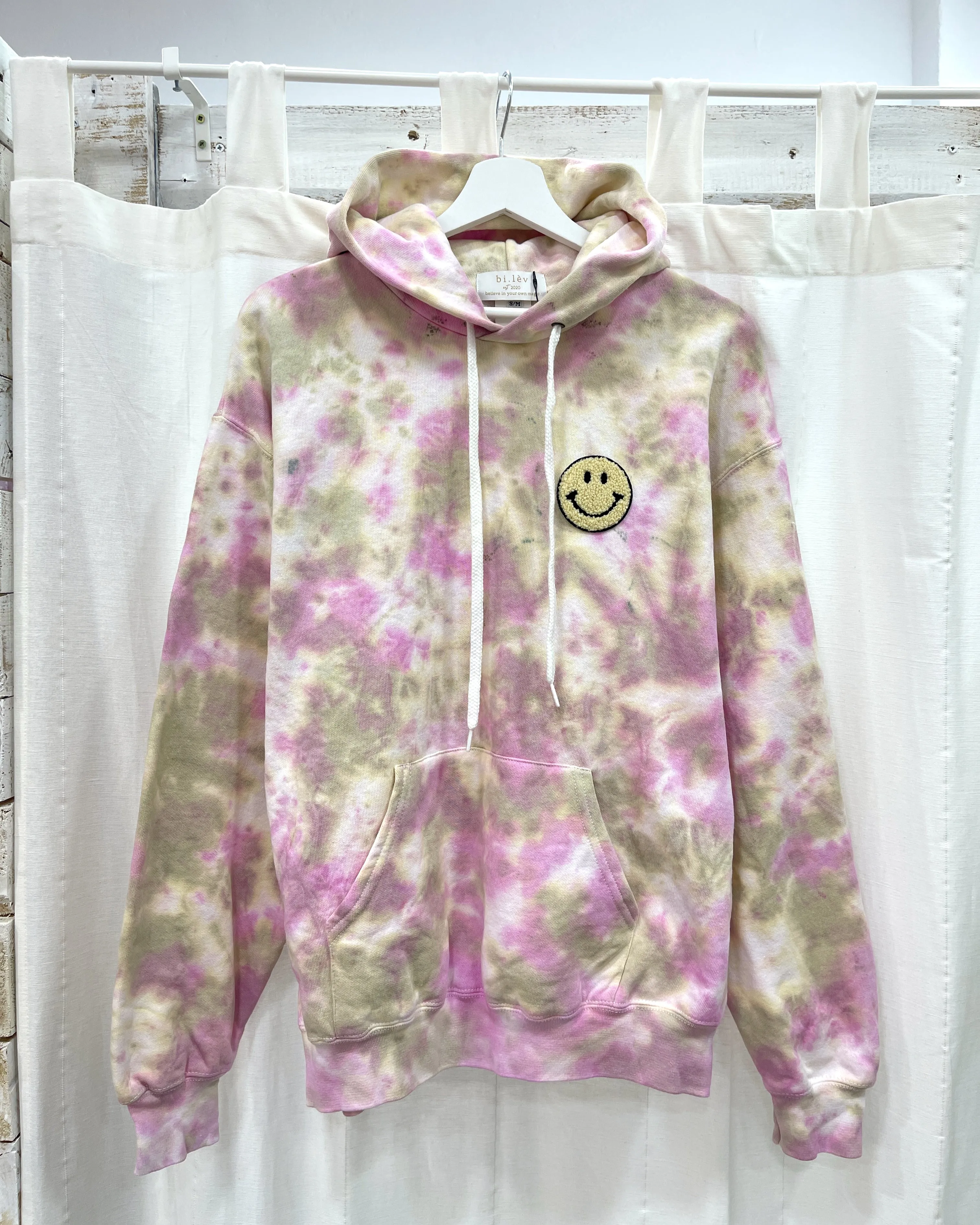 DUSTY & PINK tie-dye hoodie