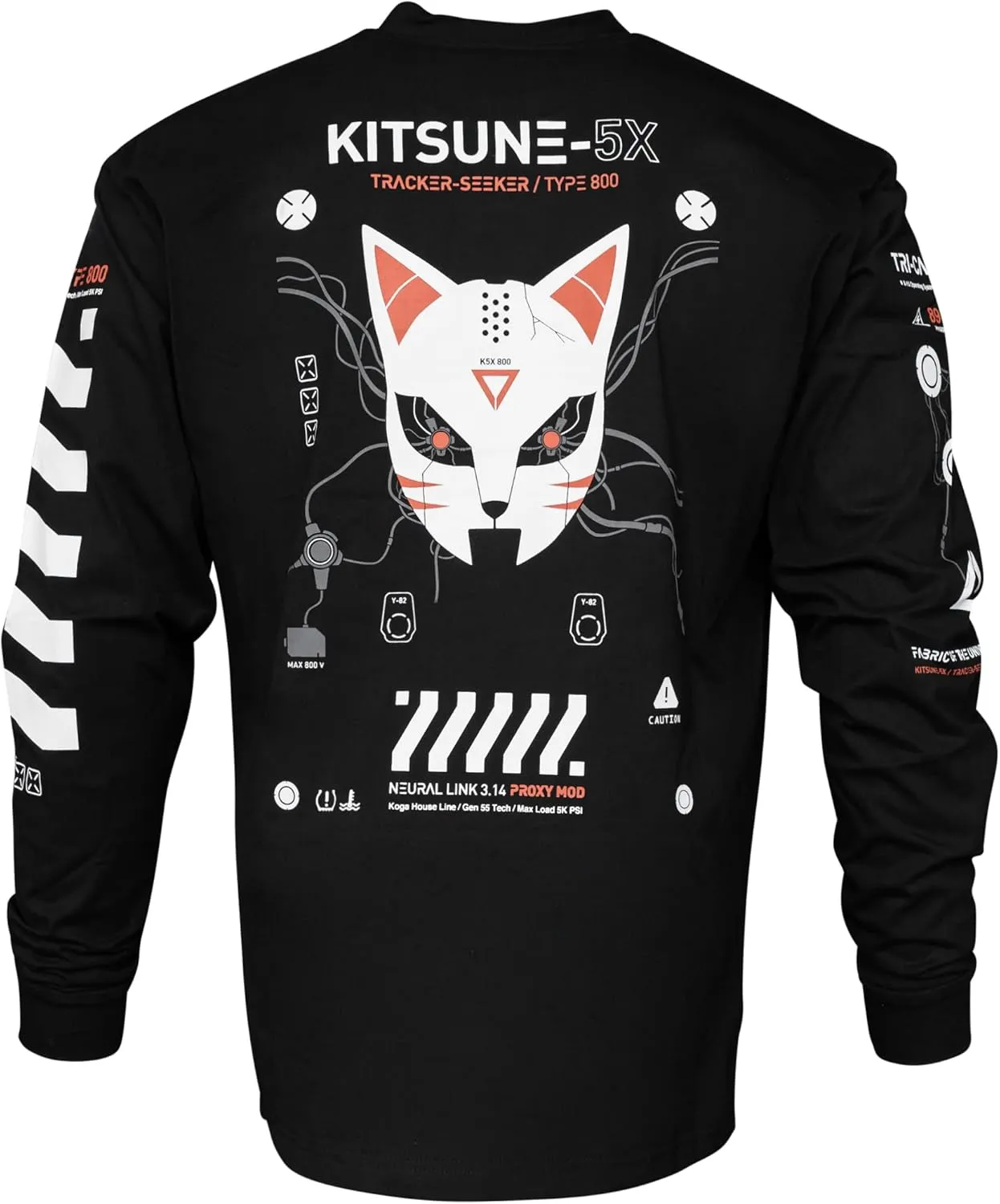 Fabric of the Universe Techwear Graphic Fashion Streetwear Long Sleeve T-Shirt