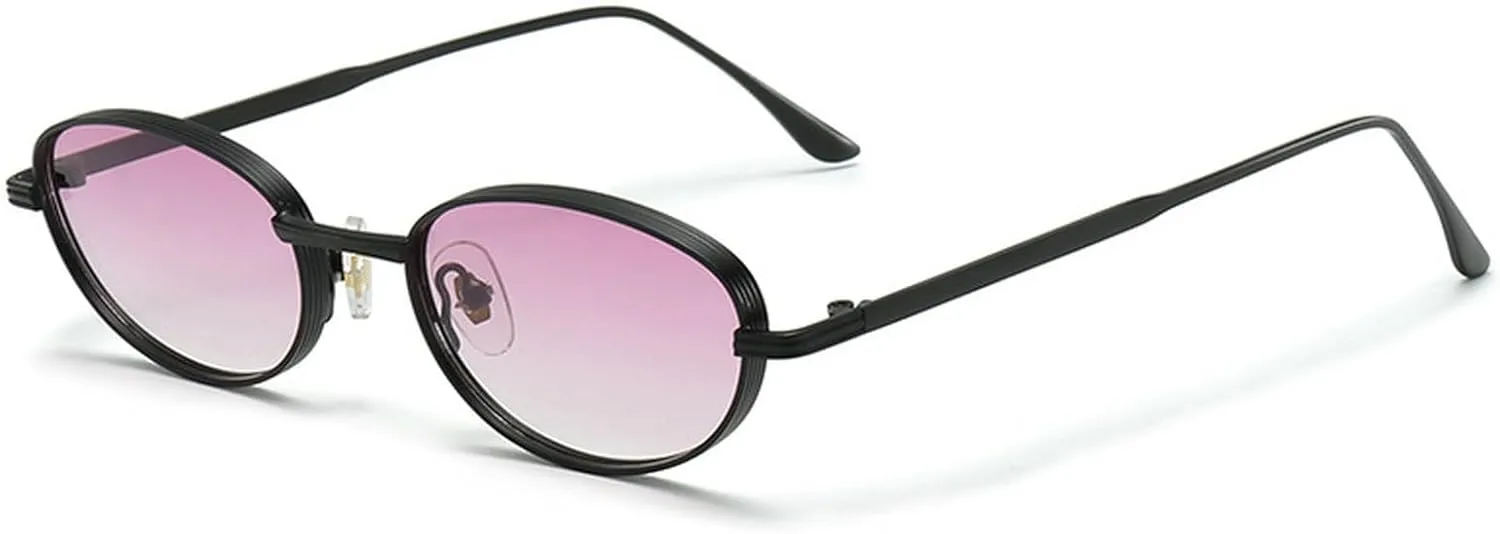 Fashion Small Round Retro Oval Sunglasses Women Vintage Punk Sun Glasses For Men Eyewear Outdoor Shades