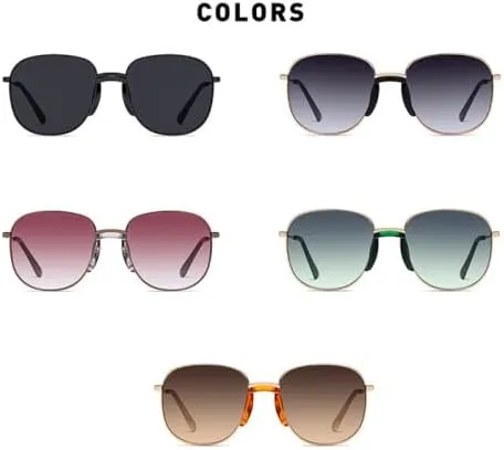 Fashion Sunglasses Luxury Sun Glasses Men Women Vintage Metal Frame Glasses Outdoors Shades Eyeglasses UV400