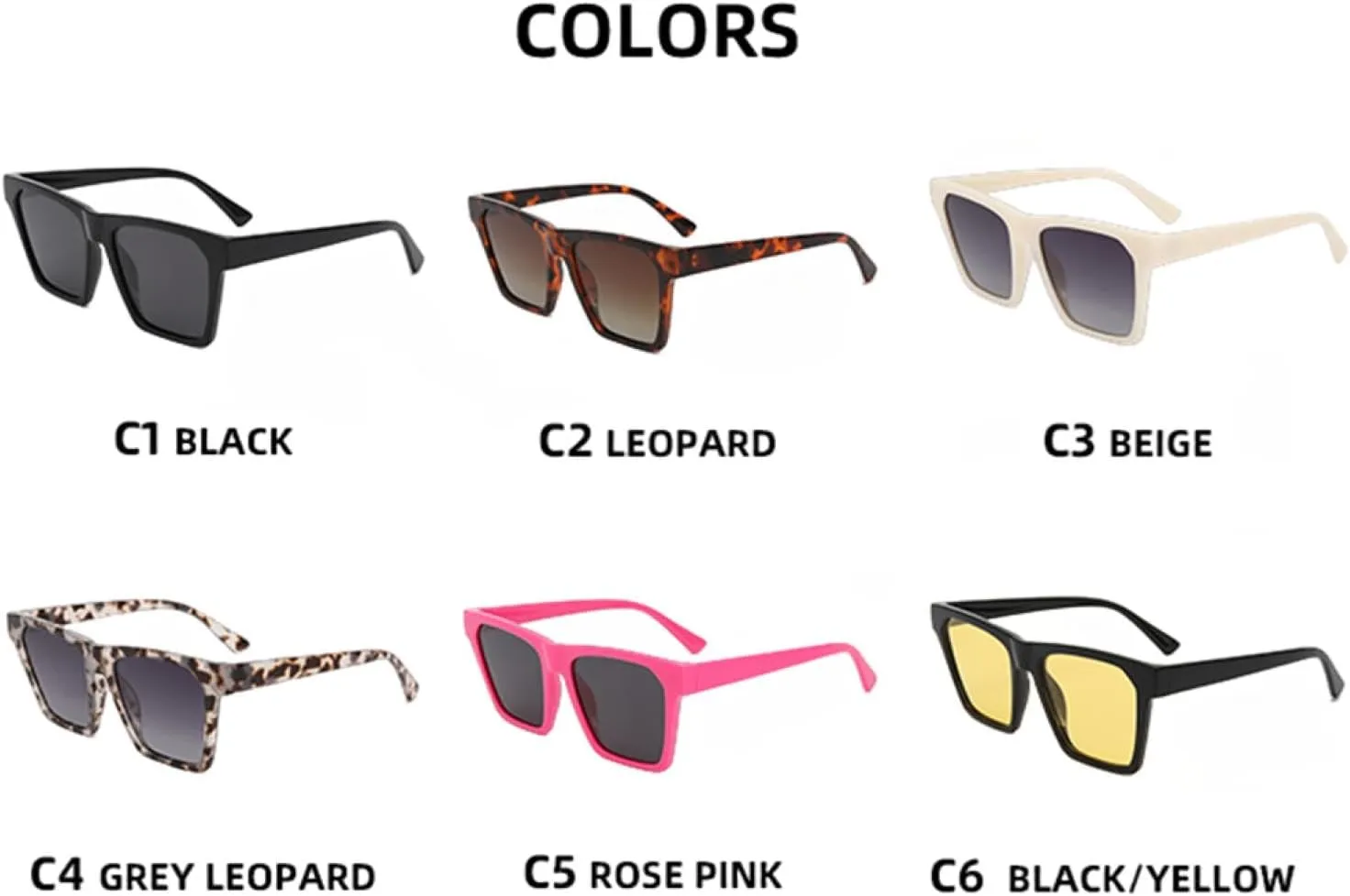 Fashion Sunglasses with Simple Unisex Style. Suitable for Travel and Extremely Versatile.