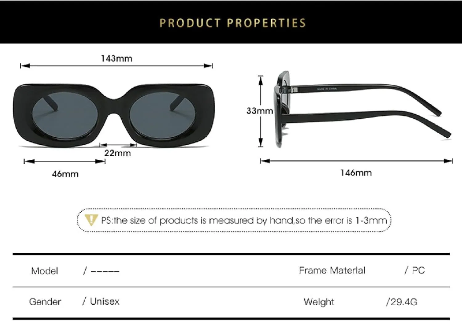 Fashion Sunglasses Women and Men Vintage Trendy Small Frame Eyeglasses Summer Traveling Shades Uv400