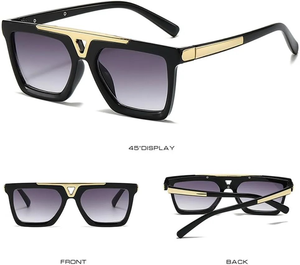 Fashion Sunglasses Women Men Vintage Frame Sun Glasses High Quantity Lens Goggles Shades