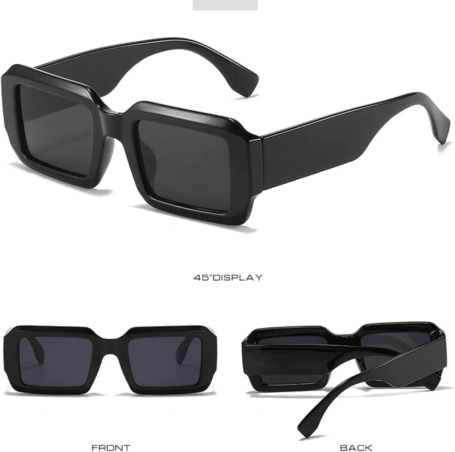 Fashion Sunglasses Women Retro Blue Green Shades Uv400 Men Rivets Gradient Sun Glasses