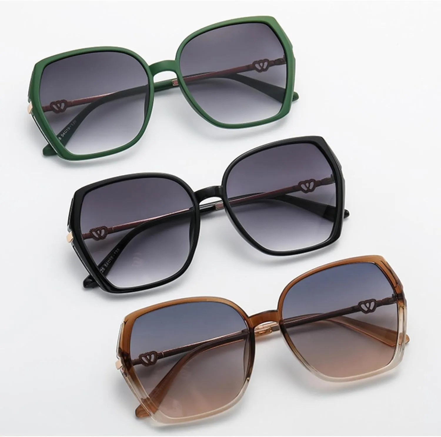 Fashion Sunglasses Women Trendy Style Sun Glasses for Lady Vintage Shades Gradient Uv400 Streetwear Eyewear