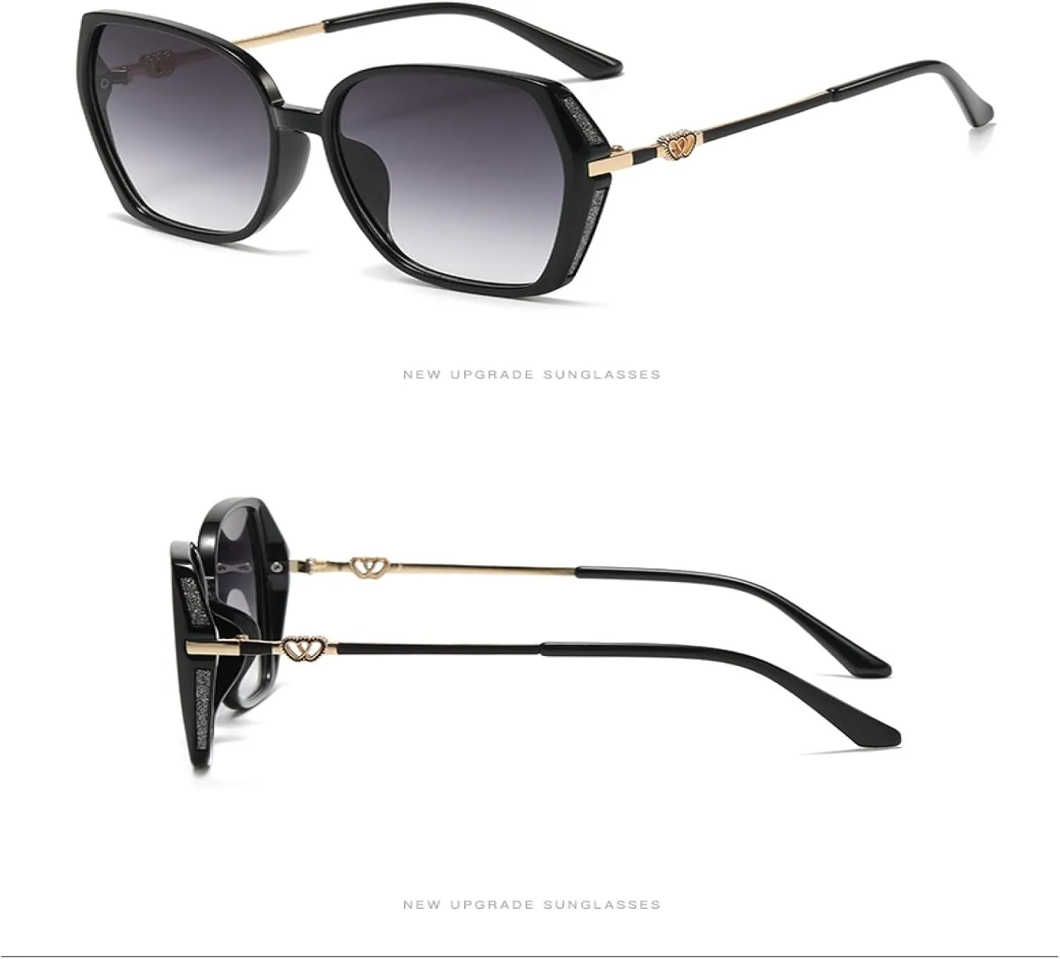 Fashion Sunglasses Women Trendy Style Sun Glasses for Lady Vintage Shades Gradient Uv400 Streetwear Eyewear