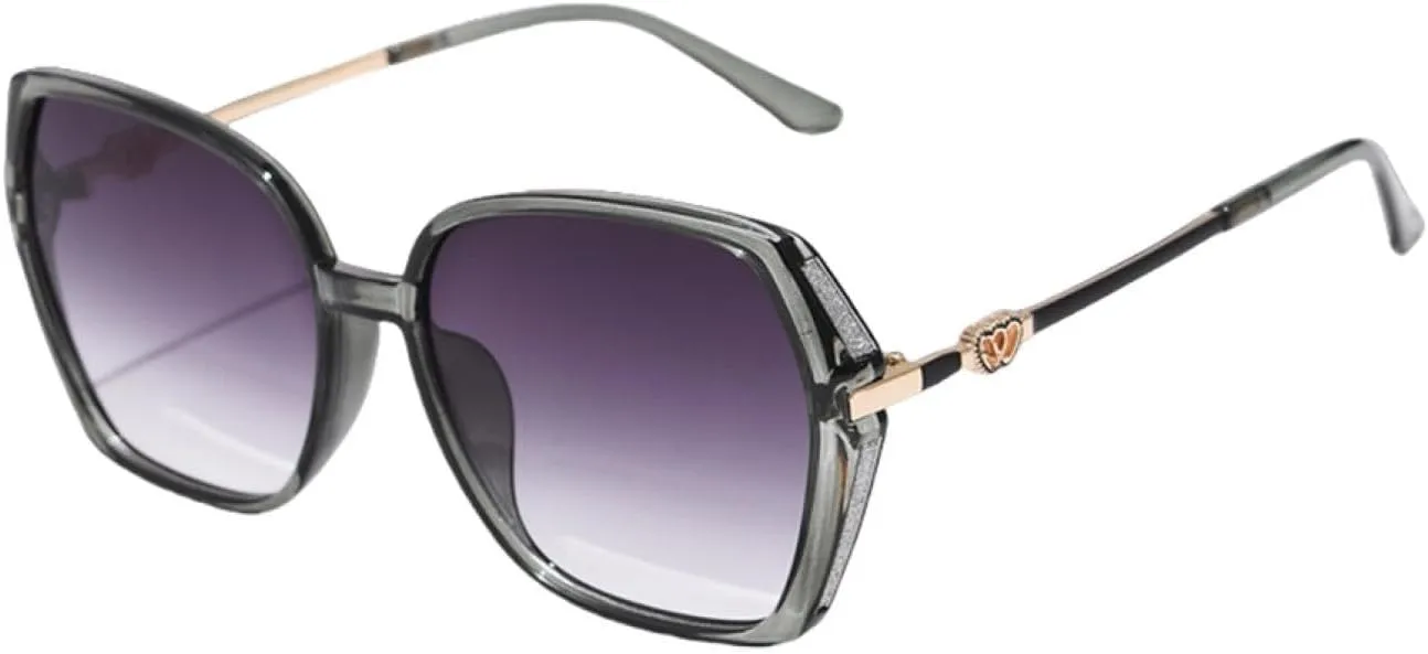 Fashion Sunglasses Women Trendy Style Sun Glasses for Lady Vintage Shades Gradient Uv400 Streetwear Eyewear